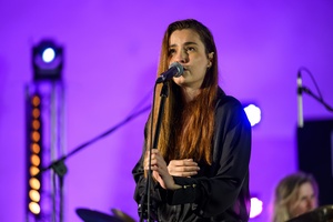 Był Sobie Blues 2026: Śląska Grupa Bluesowa - Na scenie śpiewająca Agnieszka Łapka