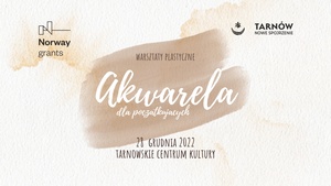 Plakat: Warsztaty plastyczne: akwarela dla początkujących cz.2