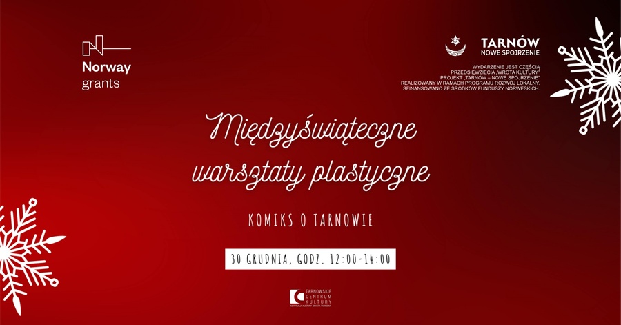 Międzyświąteczne warsztaty plastyczne: Komiks o Tarnowie