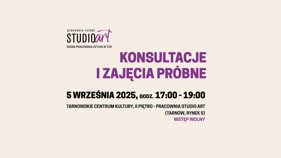 Konsultacje i zajęcia próbne w Pracowni Studio ART